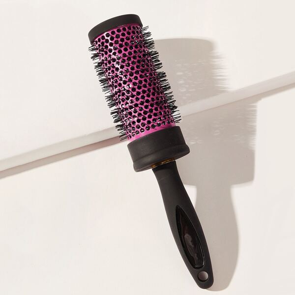 

1pc Plastic Roll Comb, Black