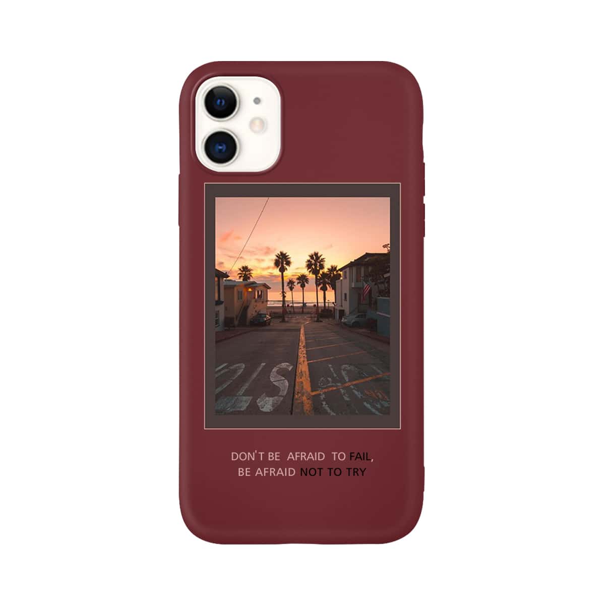 

Sunset Scenery Pattern iPhone Case, Multicolor