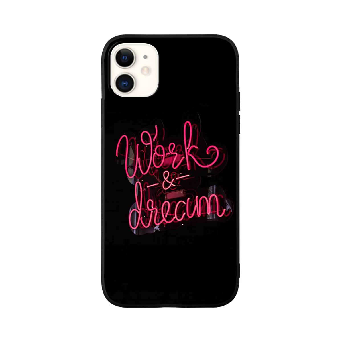

Slogan Graphic iPhone Case, Multicolor