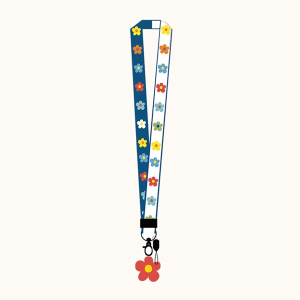 

Flower Print Phone Lanyard, Multicolor