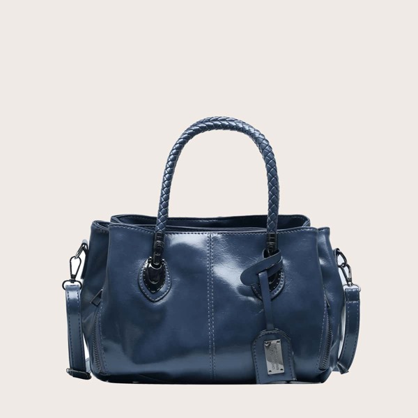 

Minimalist Tote Bag, Blue