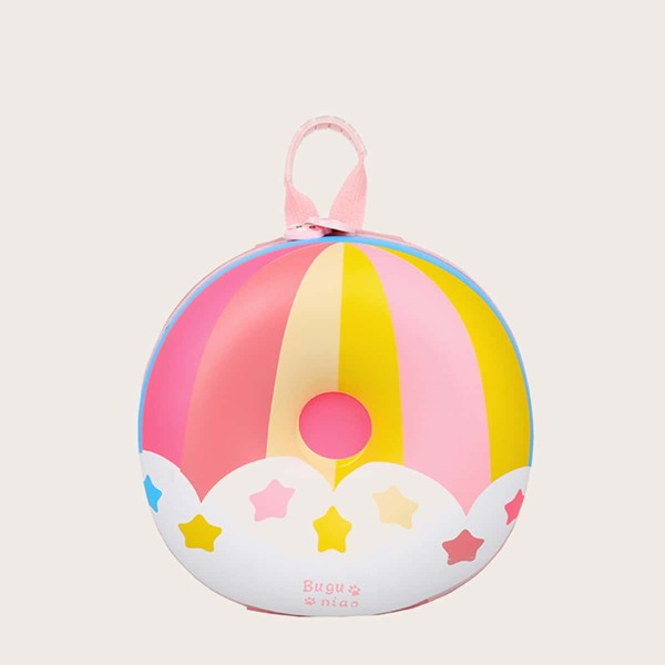 

Girls Color Block Backpack, Pink