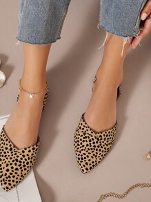 SHUZIA Zapatillas de punta sintético de leopardo - Multicolor - Ver 3