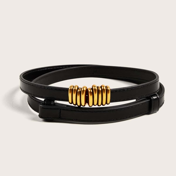 

1pc Minimalist Belt, Black