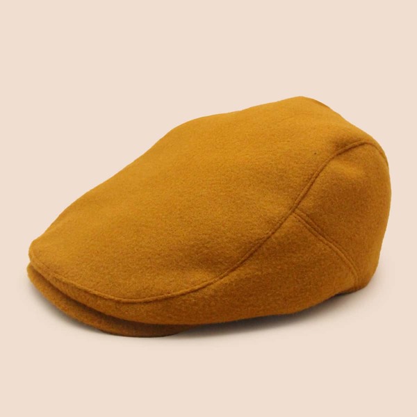 

Solid Newsboy Hat, Yellow