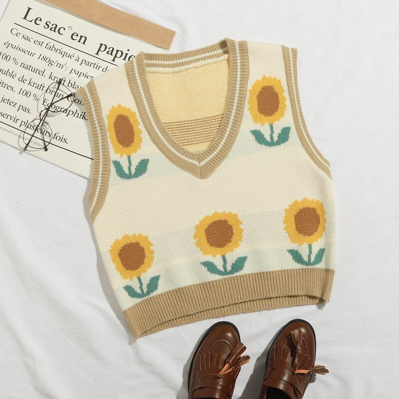 

Sunflower Sweater Vest, Multicolor