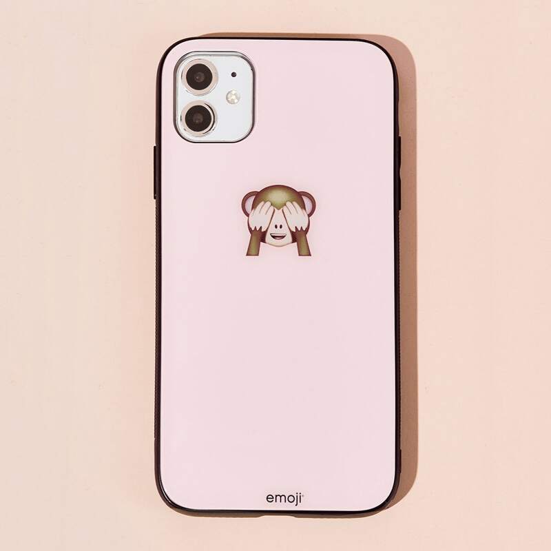 

Cartoon Monkey iPhone Case, Pink