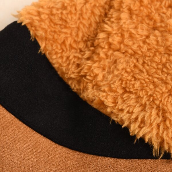

Toddler Girls Color-block Teddy Panel Suede Skirt, Multicolor