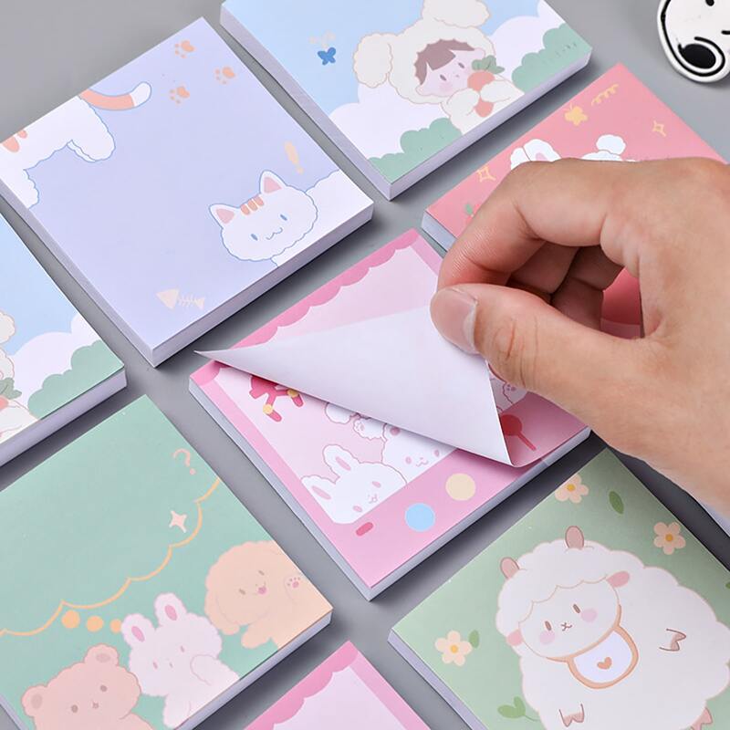 

1pack Cartoon Graphic Random Sticky Note, Multicolor