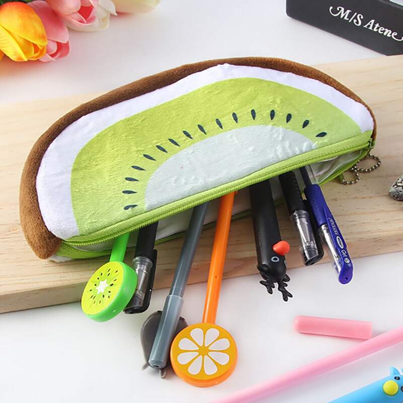 

1pc Fruit Shaped Random Pencil Bag, Multicolor