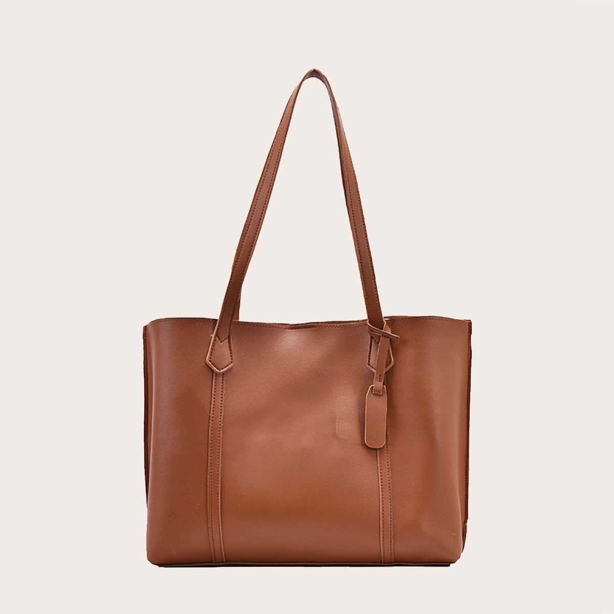 

Minimalist Tote Bag, Brown