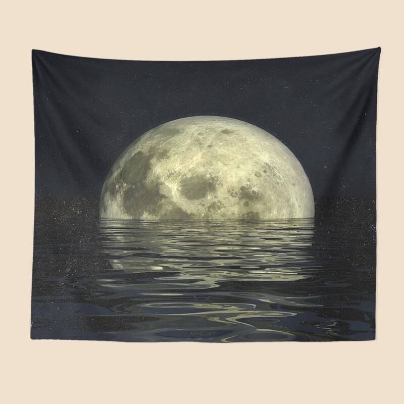 

Moon Print Tapestry, Multicolor