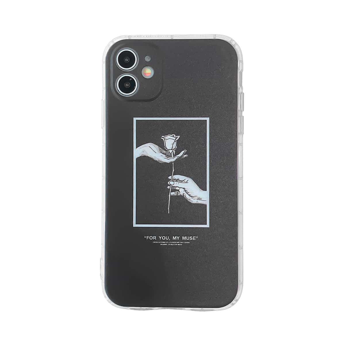 

Graphic iPhone Case, Black and white