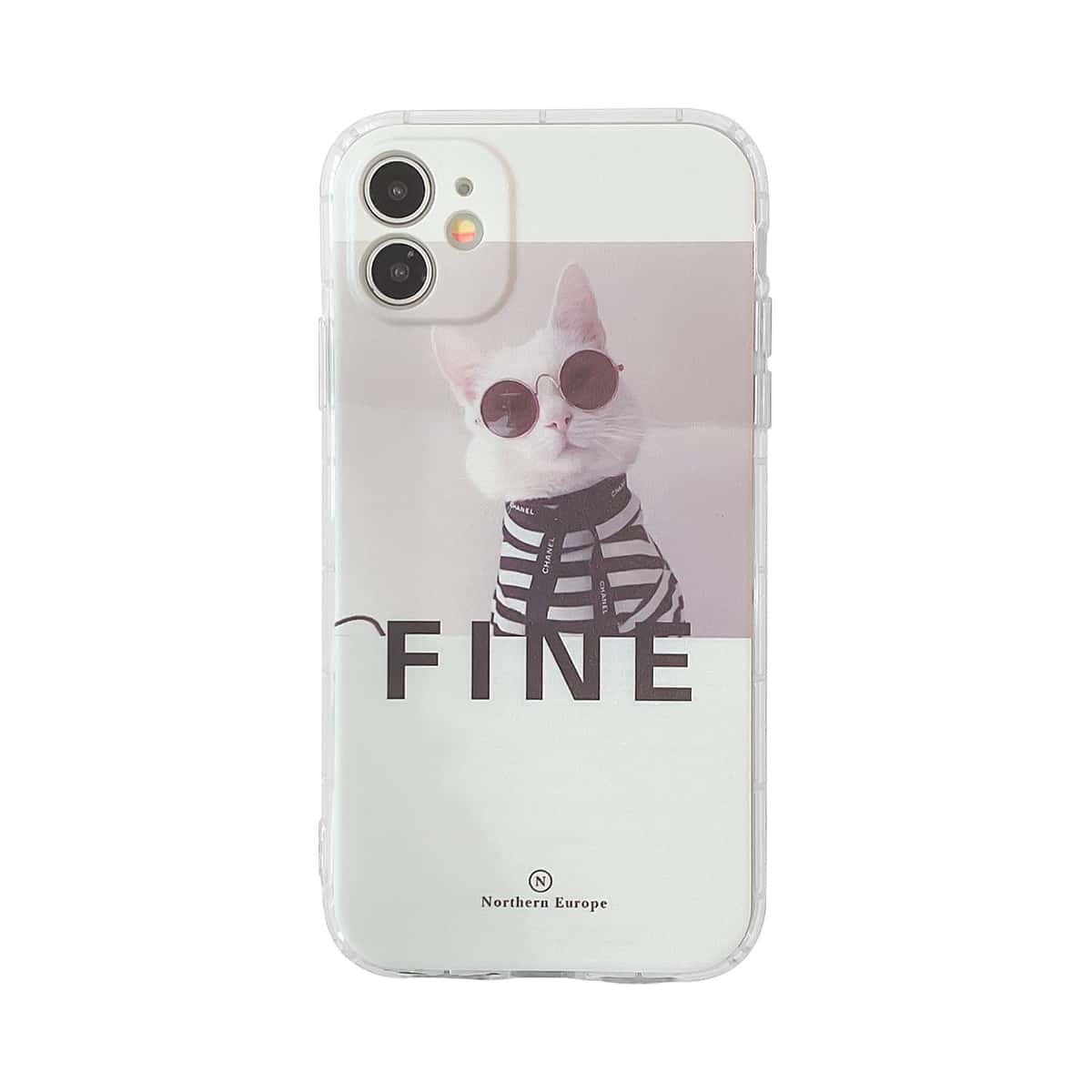 

Cat Pattern iPhone Case, Multicolor