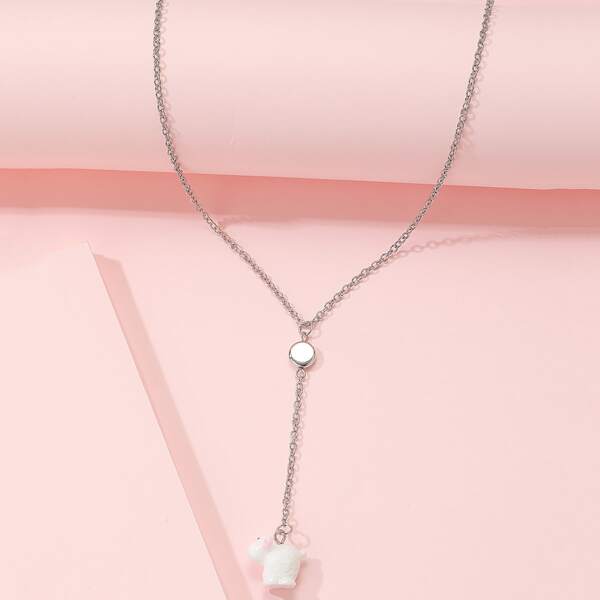 

Animal Charm Necklace, Multicolor