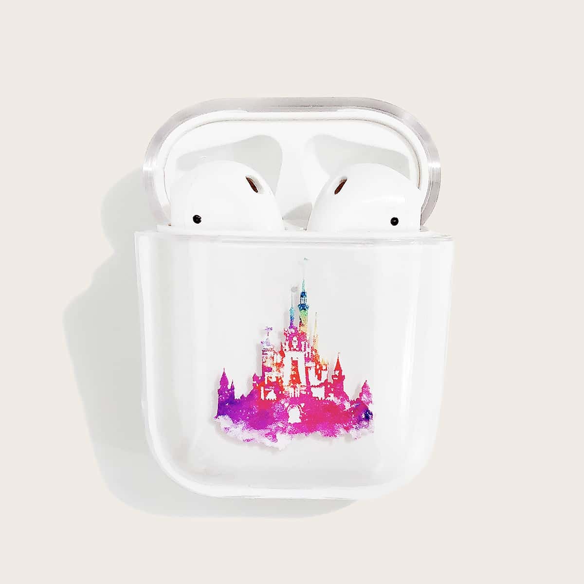 

Castle Pattern Clear Airpods Case