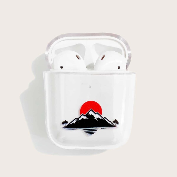 

Sun Pattern Clear Airpods Case