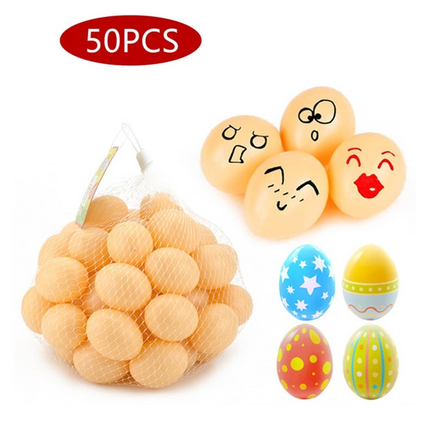 

Яйцо для моделирования пластика DIY для детей 50шт, Жёлтые