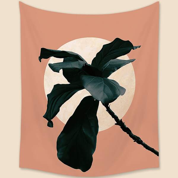 

Plant Print Tapestry, Multicolor