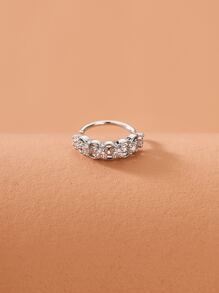 銅水鑽裝飾鼻環適合女士和男士,龐克穿孔,A時尚身體鏈禮品適用於任何場合