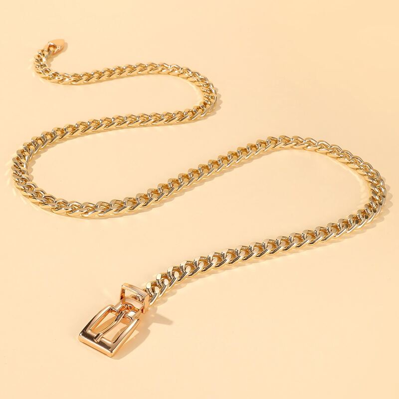 

Simple Chain Belt, Gold