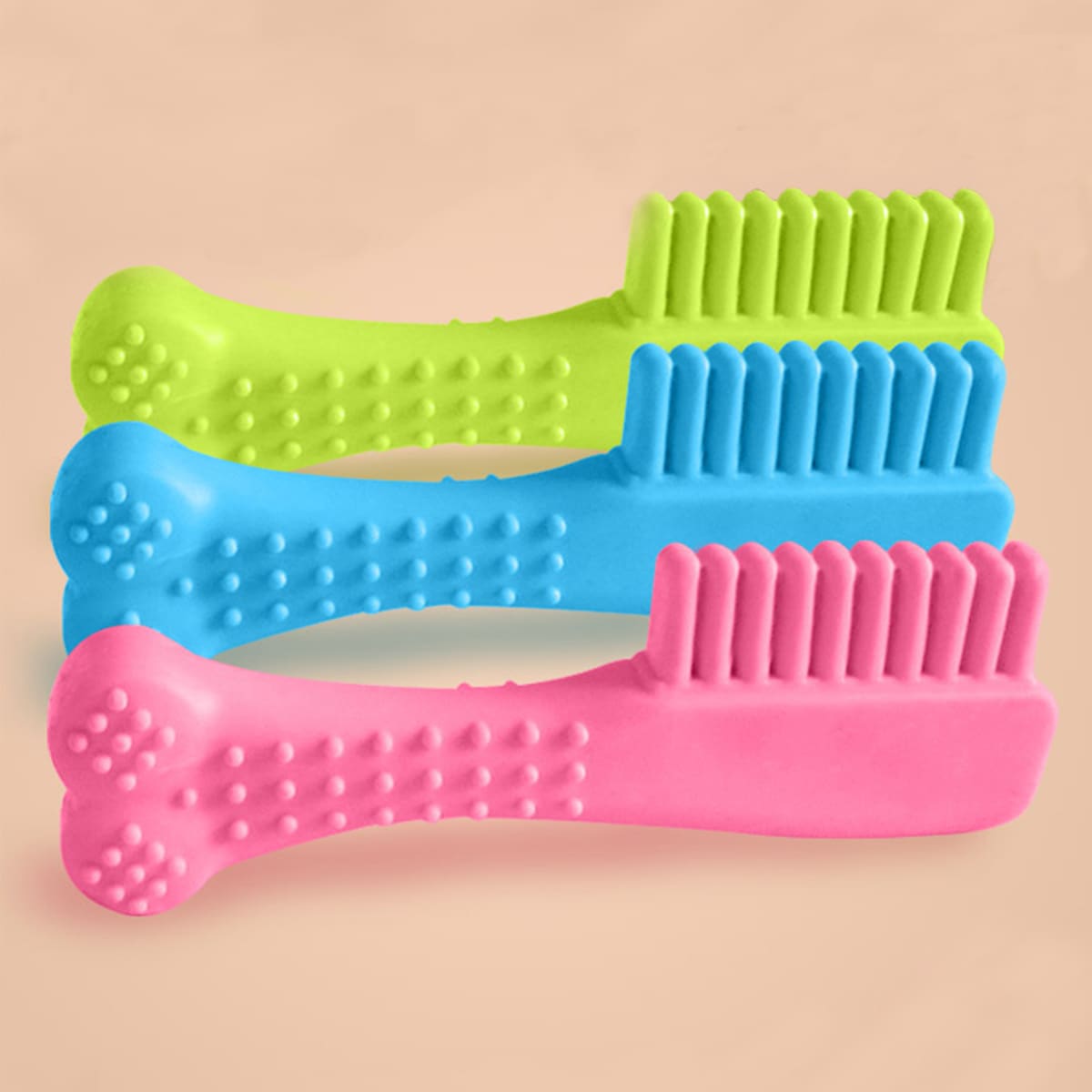 

1pc Random Color Comb Shaped Dog Chew Toy, Multicolor