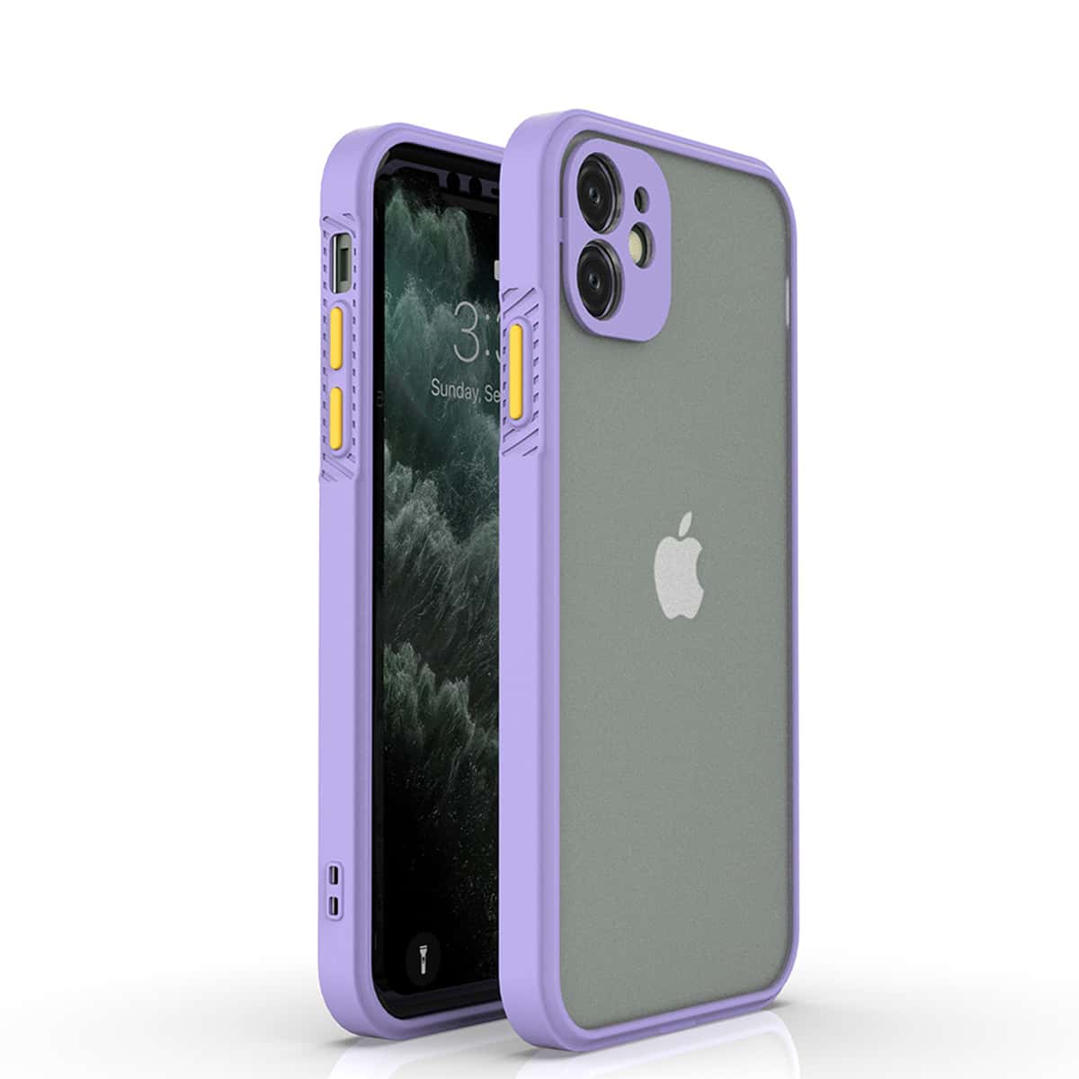 

Contrast Frame iPhone Case, Purple