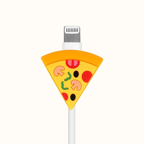 

Pizza Shaped Data Cable Protector, Yellow
