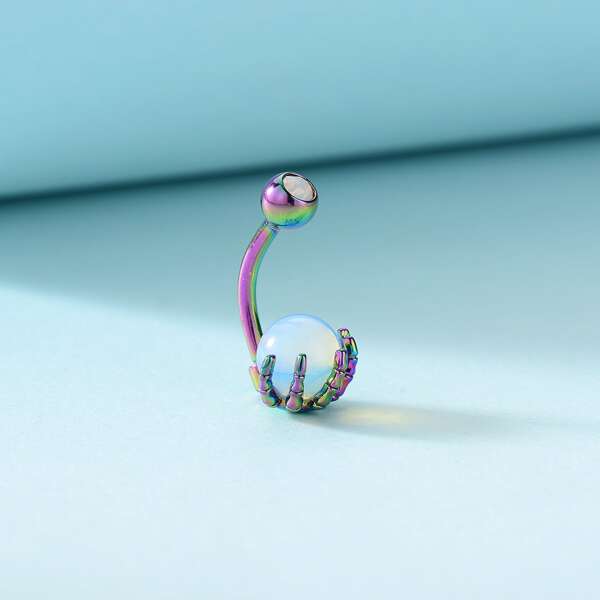 

Rhinestone Claw Belly Ring, Multicolor