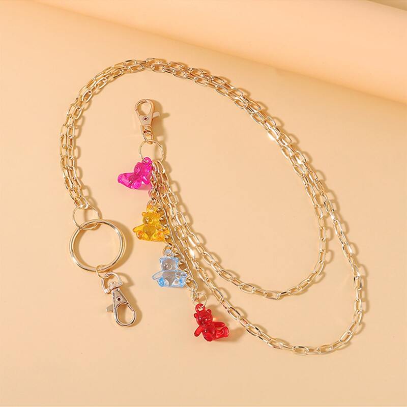 

Clear Bear Waist Chain, Gold