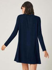 RueChic Solid Form Fitting Dress