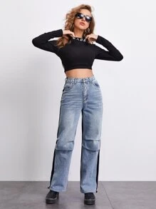 Jeans de dos colores - Multicolor - Ver 4