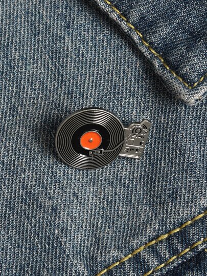 Broche con forma de disco