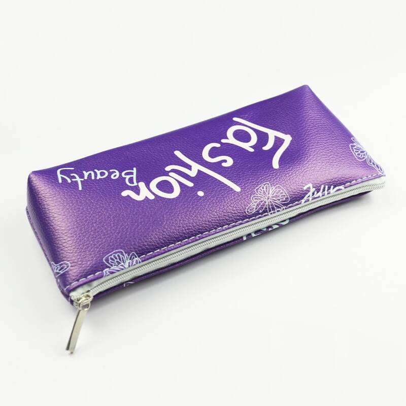 

Letter Graphic Pencil Bag, Purple