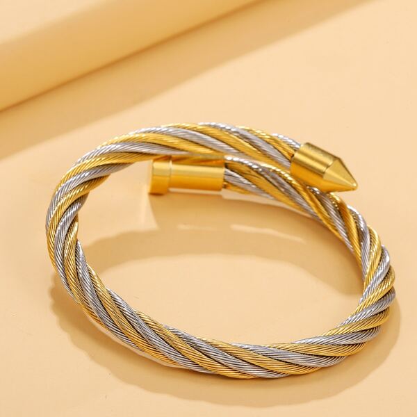 

Men Two Tone Bracelet, Multicolor