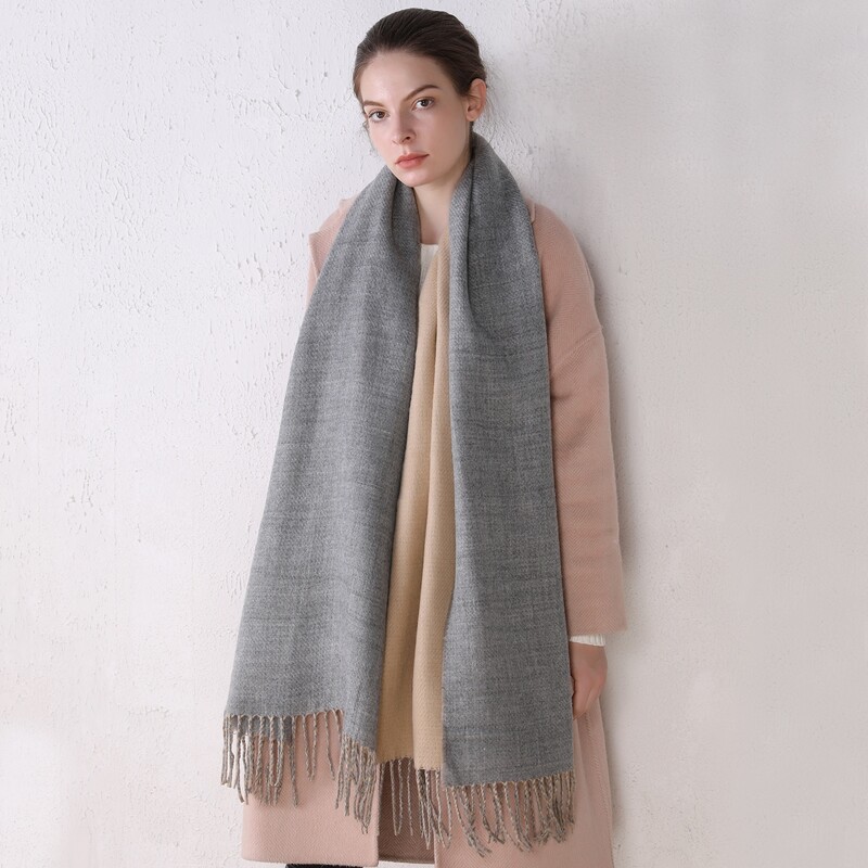 

Fringe Hem Scarf, Multicolor