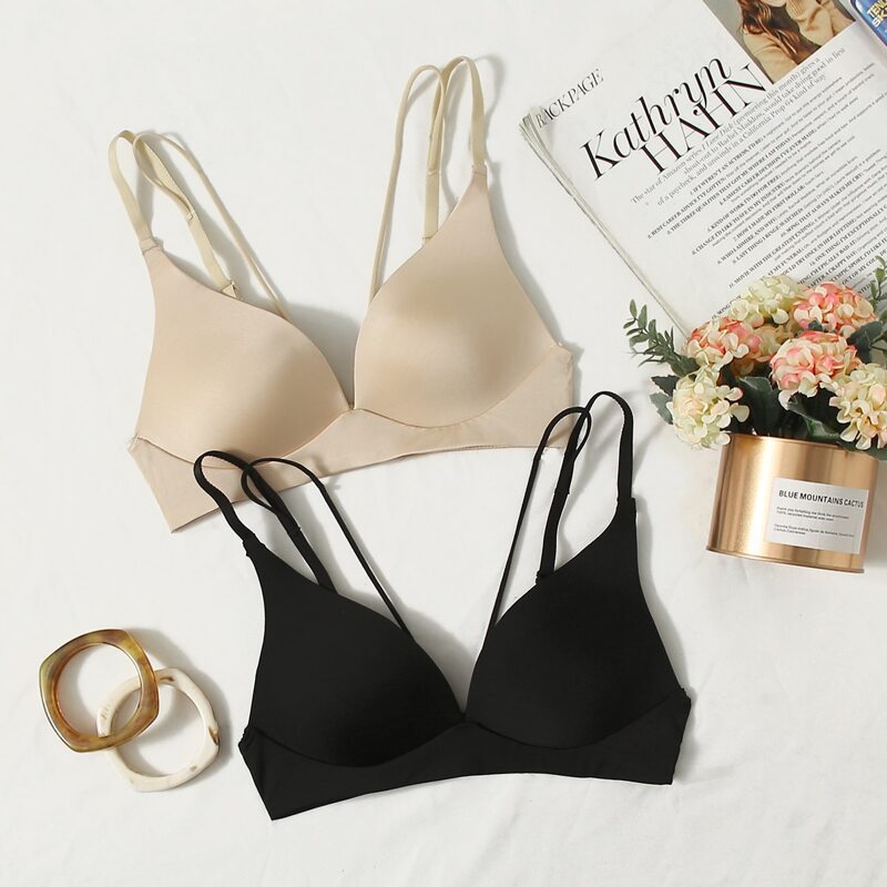 

2pack Harness Underwire Bra Set, Multicolor