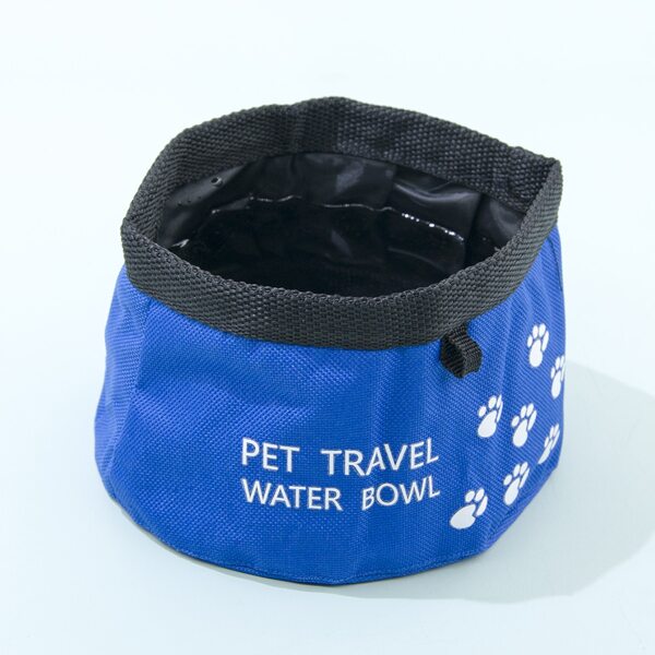

Foldable Dog Travel Water Bowl, Blue