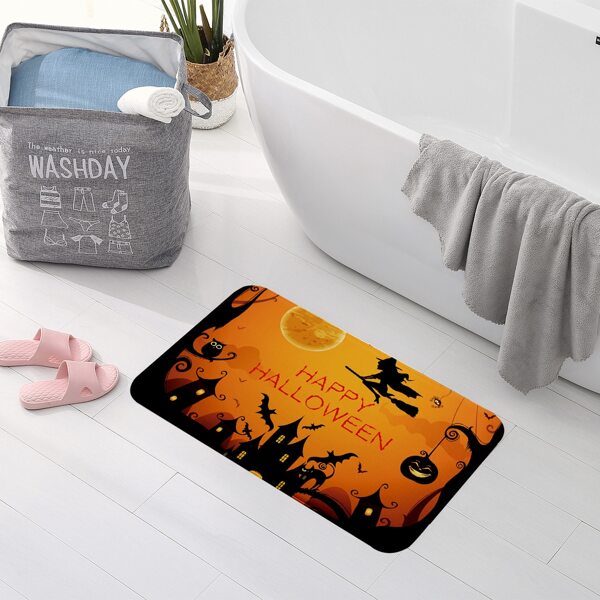 

Halloween Pattern Floor Mat, Multicolor