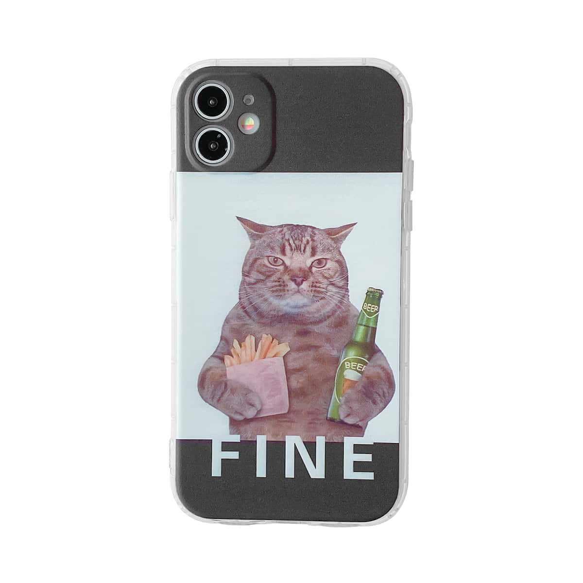 

Cat Pattern iPhone Case, Multicolor
