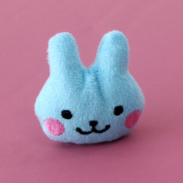

Rabbit Shaped Dog Toy, Blue