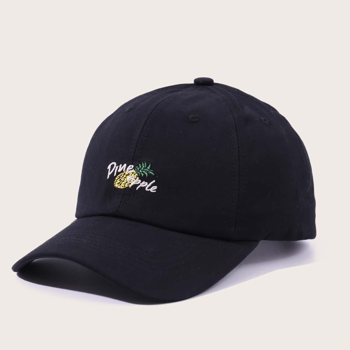 

Guys Pineapple Baseball Cap, Black