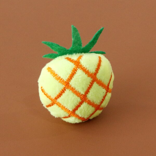 

Pineapple Shaped Dog Toy, Yellow