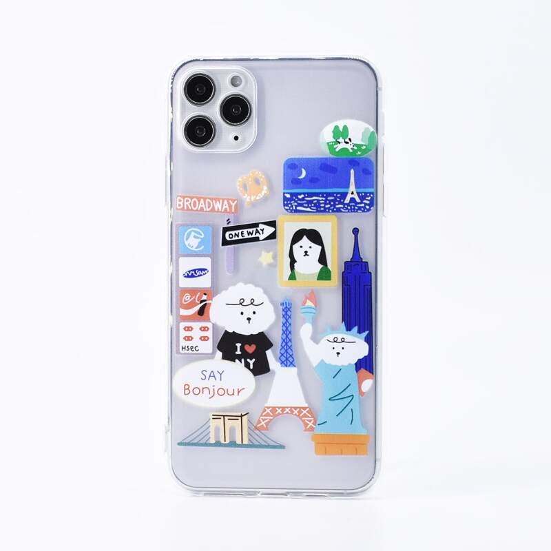 

Cartoon Graphic iPhone Case, Multicolor