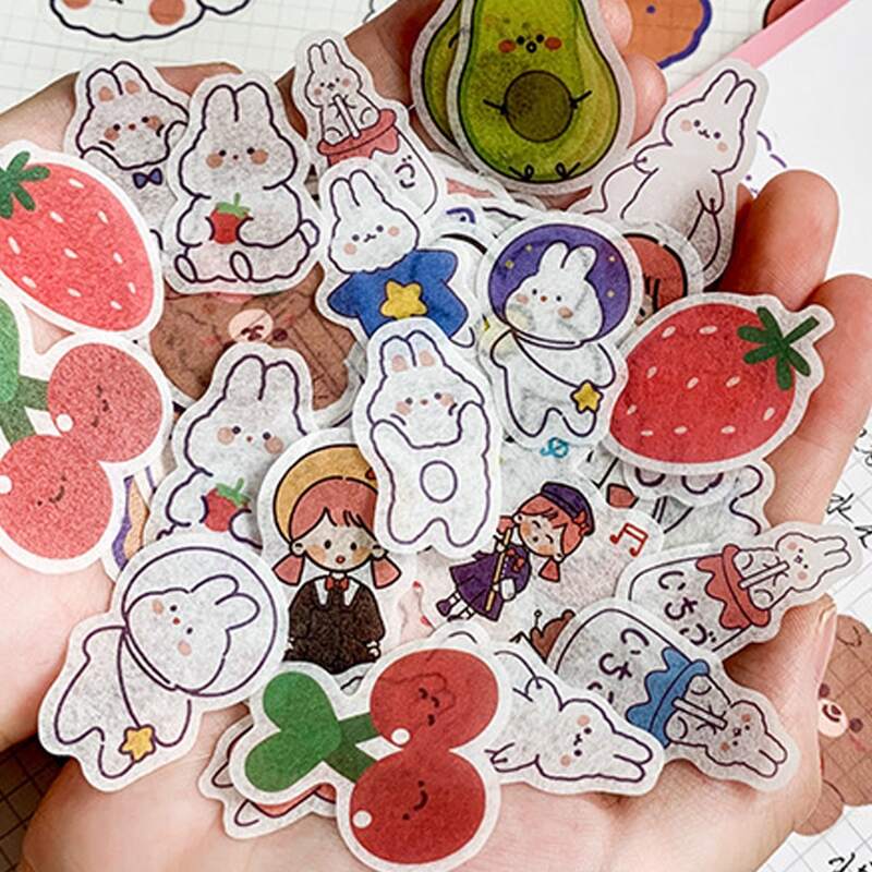 

40pcs Cartoon Graphic Random Sticker, Multicolor
