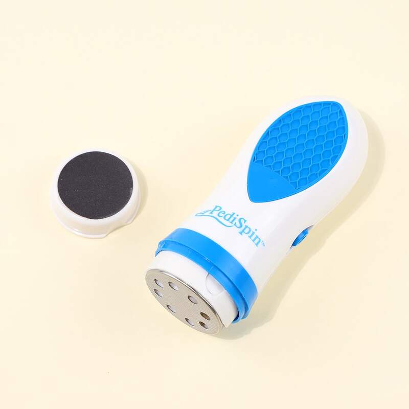 

Electric Foot Grinder, Blue and white