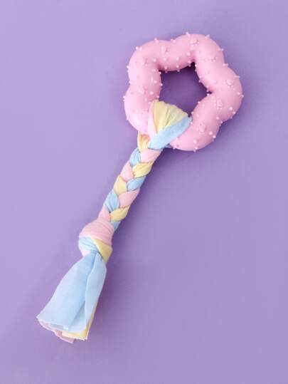 لعبة مضغ الكلب بألوان متجاسن