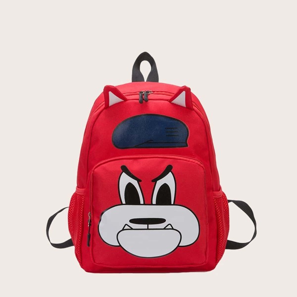 

Kids Cartoon Graphic Backpack, Red
