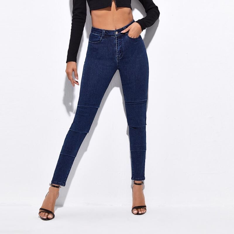 

Dark Wash High Waist Skinny Jeans