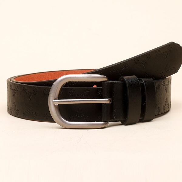 

Metal Buckle Belt, Black